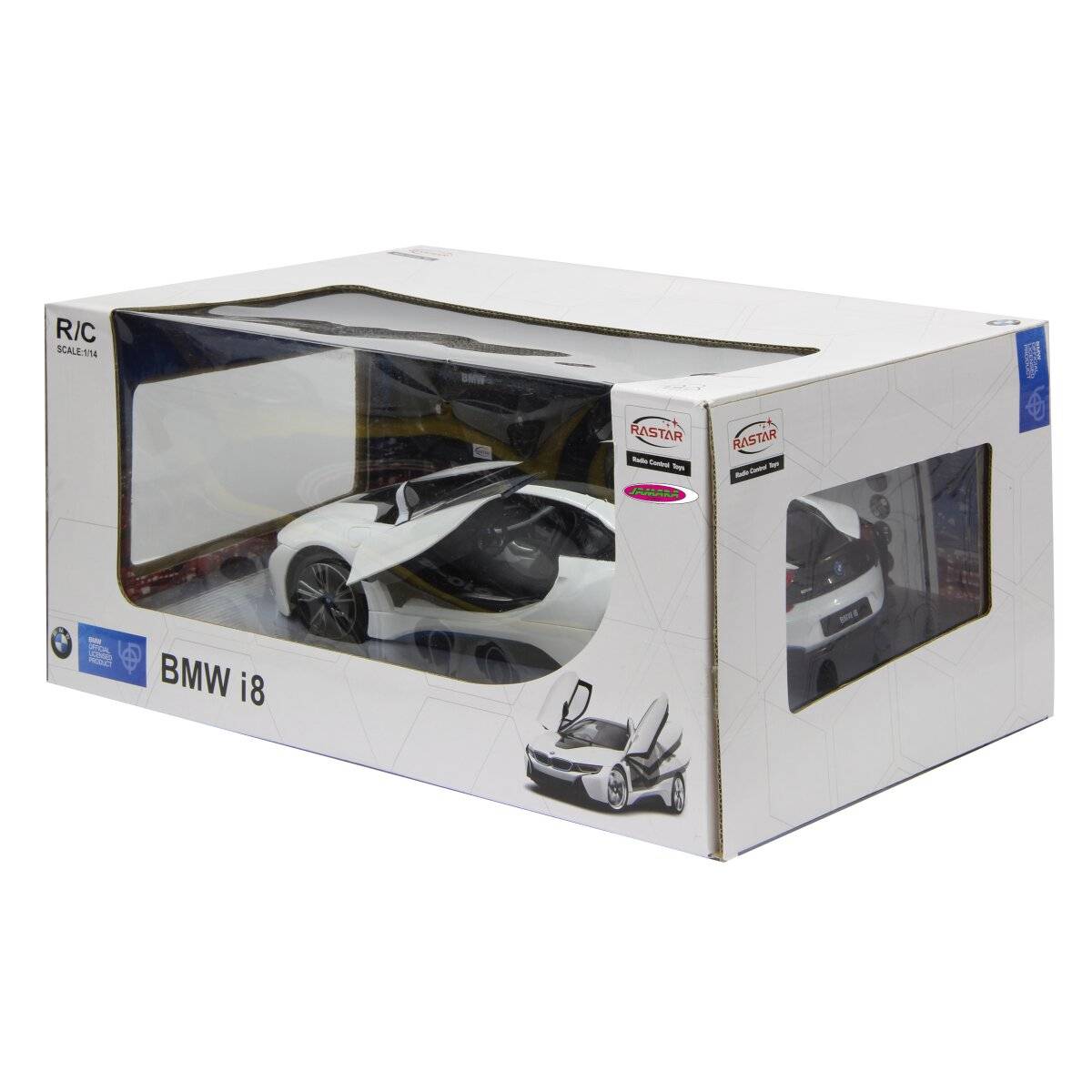 Jamara BMW I8 1:14 weiss 2,4GHz Tür fernbedienbar