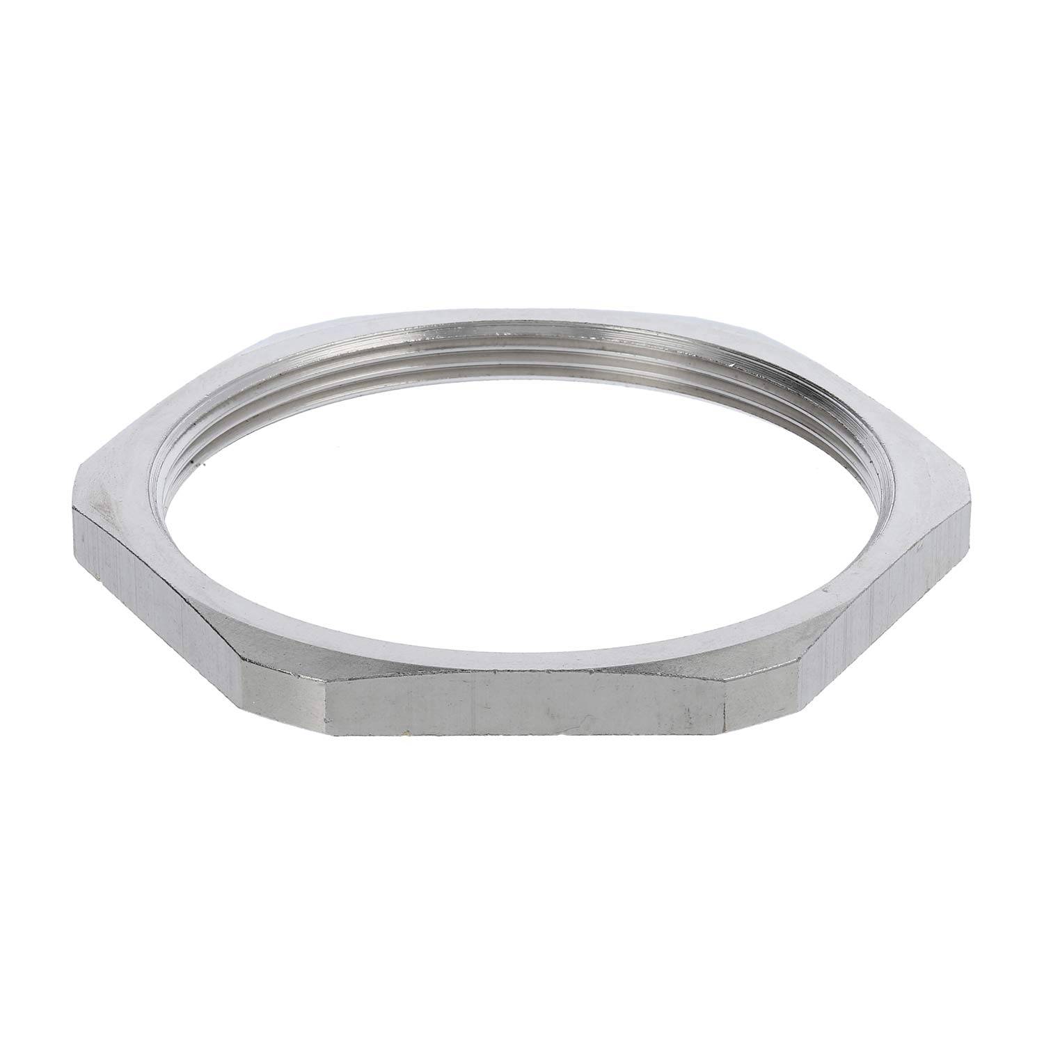 10063148 WISKA Gegenmutter M63x1,5 GMS-M63 Sechskant Messing (CuZn) vernickelt Farbe silber - 1Stück