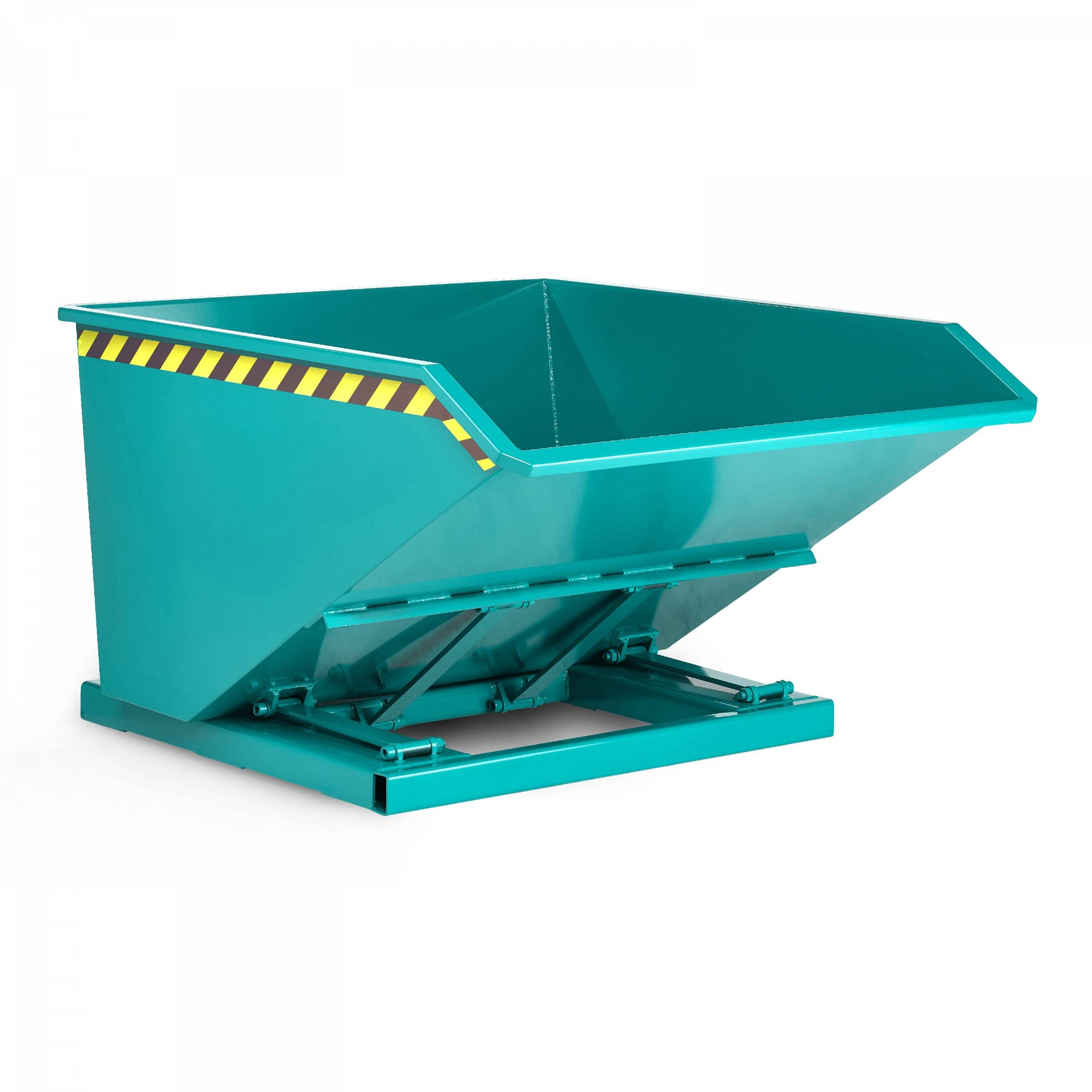 RR Industrietechnik Muldenkipper Typ RTK-75 1200x1450x780mm 750dm³ RAL 5018 Türkisblau