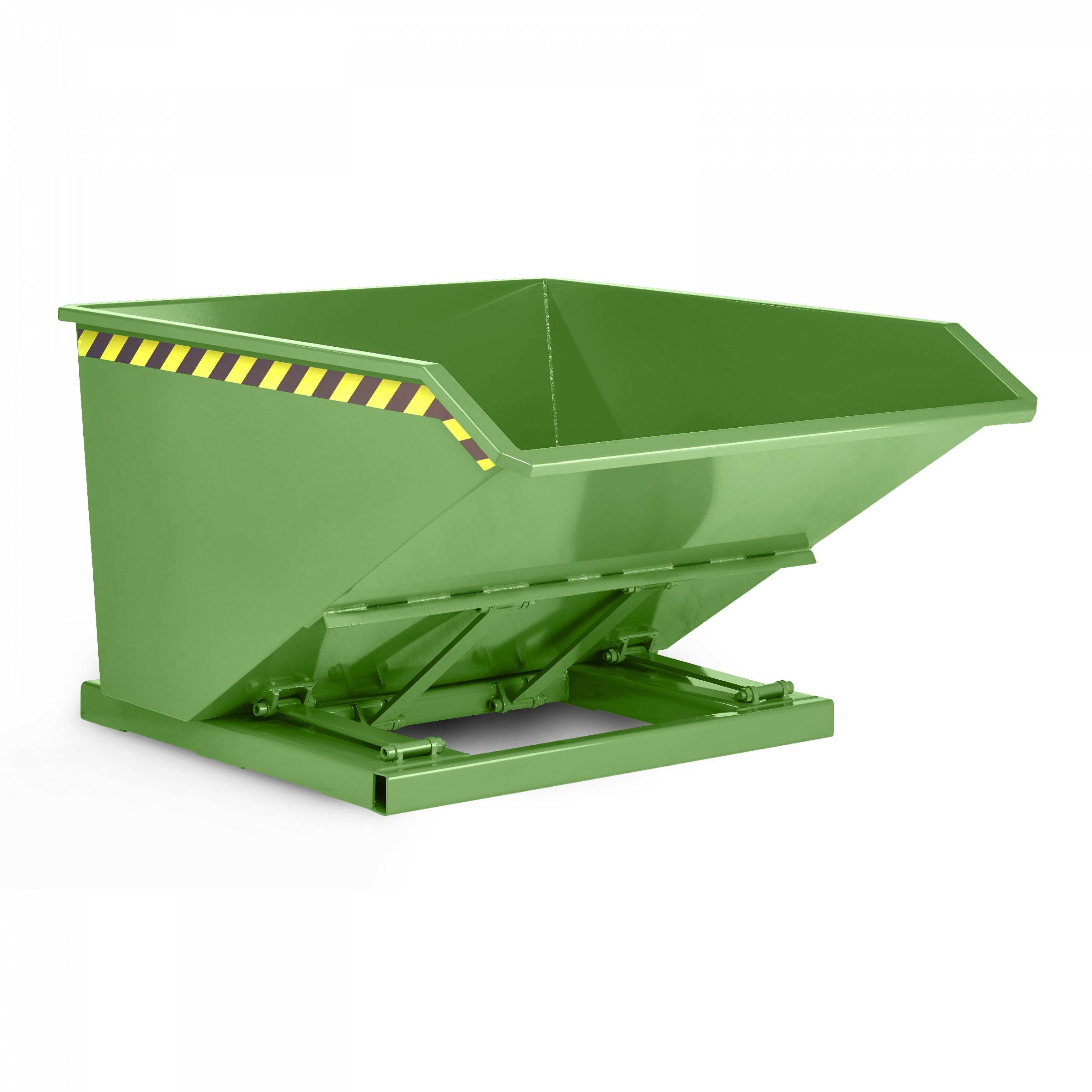 RR Industrietechnik Muldenkipper Typ RTK-100 1580x1450x780mm 1000dm³ RAL 6011 Resedagrün