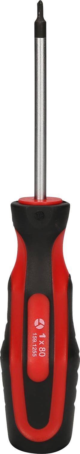 KS TOOLS Werkzeuge-Maschinen GmbH ERGOTORQUEplus® Schraubendreher fürTRI-WING-Schrauben, #1 (159.1255)
