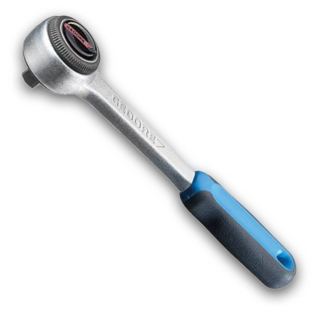 Umschaltknarre 1/4", mit SchaltscheibeProduktdetails2093 U-3Ausführung DIN 3122 D 6,3 ISO 3315 mit KugelarretierungMaterialAus GEDORE Vanadi