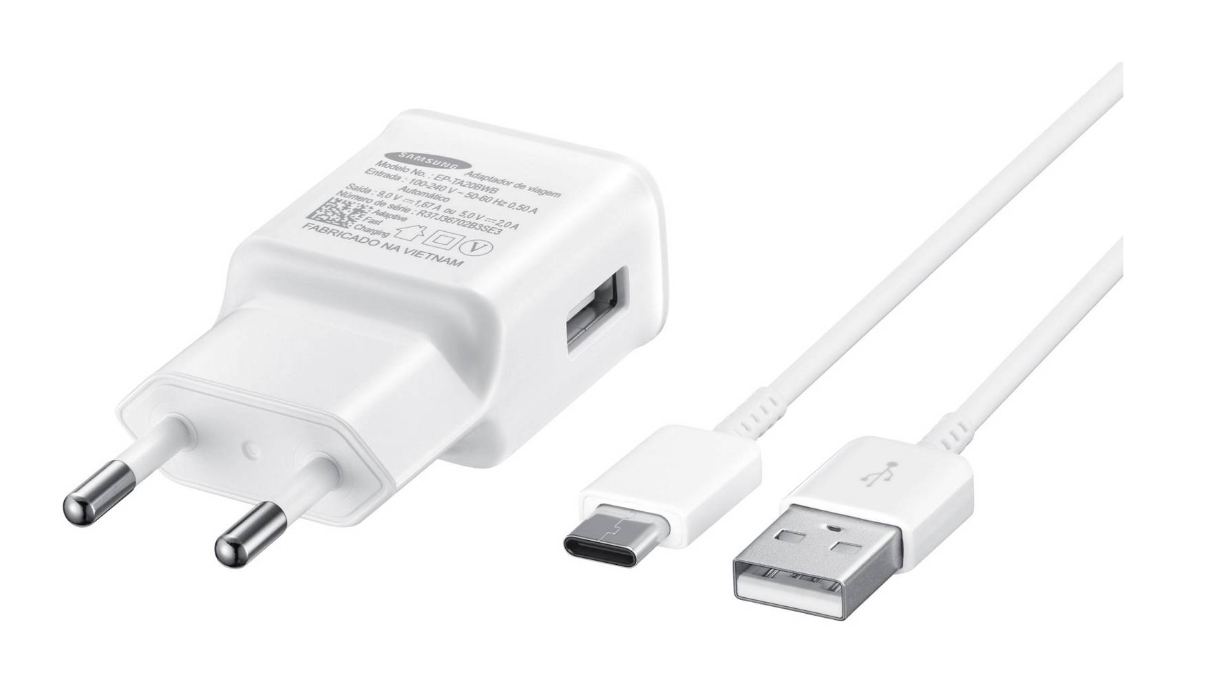 Samsung EP-TA20EWE - Indoor - AC - 9 V - 2 A - 1,5 m - Weiß