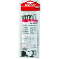 Fischer 49147-F10, Rund, Galvanisiertes Stahl, Metall, 18,2 cm, 20 cm, 6 Stück(e)