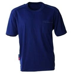 Kansas-Match T-Shirt Gr. L Dunkelblau, 200g/m², 65%Poly/35%BW