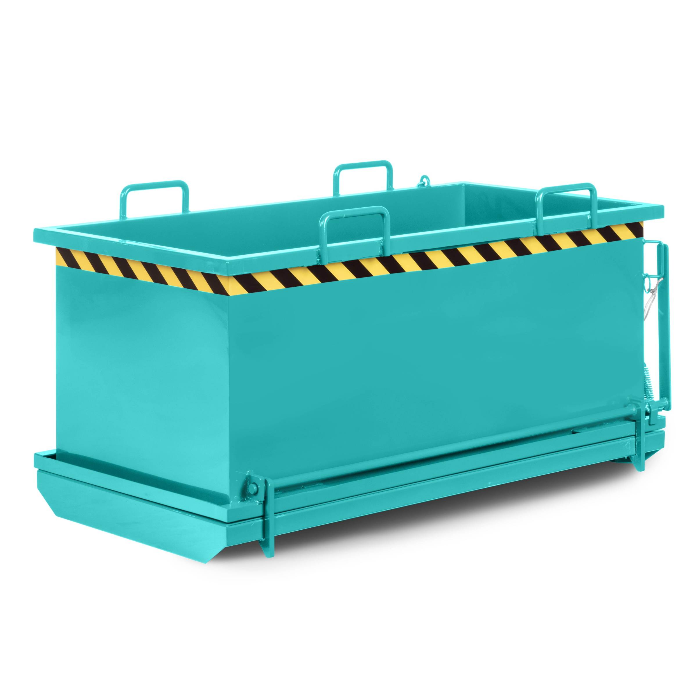 RR Industrietechnik Klappbodenbehälter Typ RKB 1650x850x845mm 750dm³ RAL 5018 Türkisblau