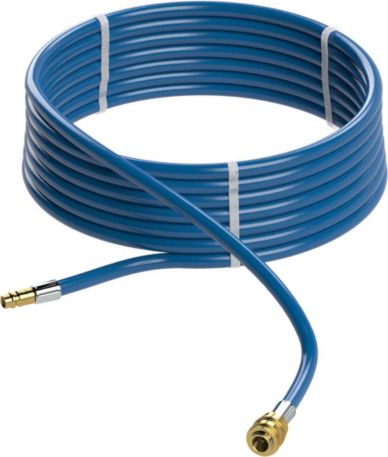Druckluftschlauch Soft-PVC mit Kupplung 113849 Innen-Ø 9 mm Außen-Ø 14,5 mm Länge 20 m max. Druck 15 bar Anschluss NW 7,