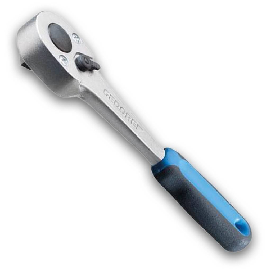Umschaltknarre 1/4", 24-fach verzahntAusführungDIN 3122 D 6,3 ISO 3315, mit Kugelarretierung und Umschalthebel.Produktdetails 2093 U-10 Aus GE