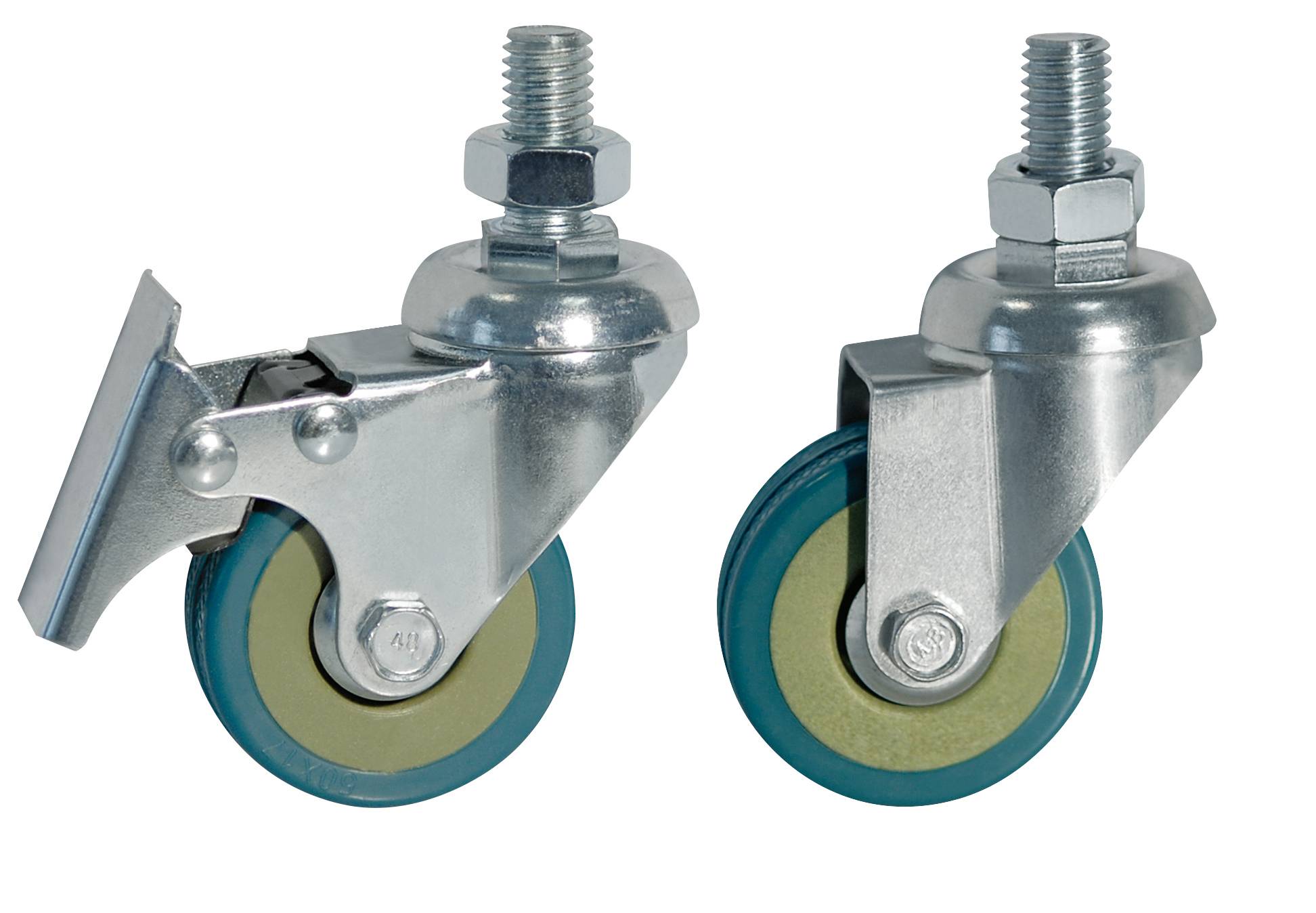 My Wall Ersatzräder Set für die my wall LCD Standfüße HP 1 C, HP1 D und HP 100