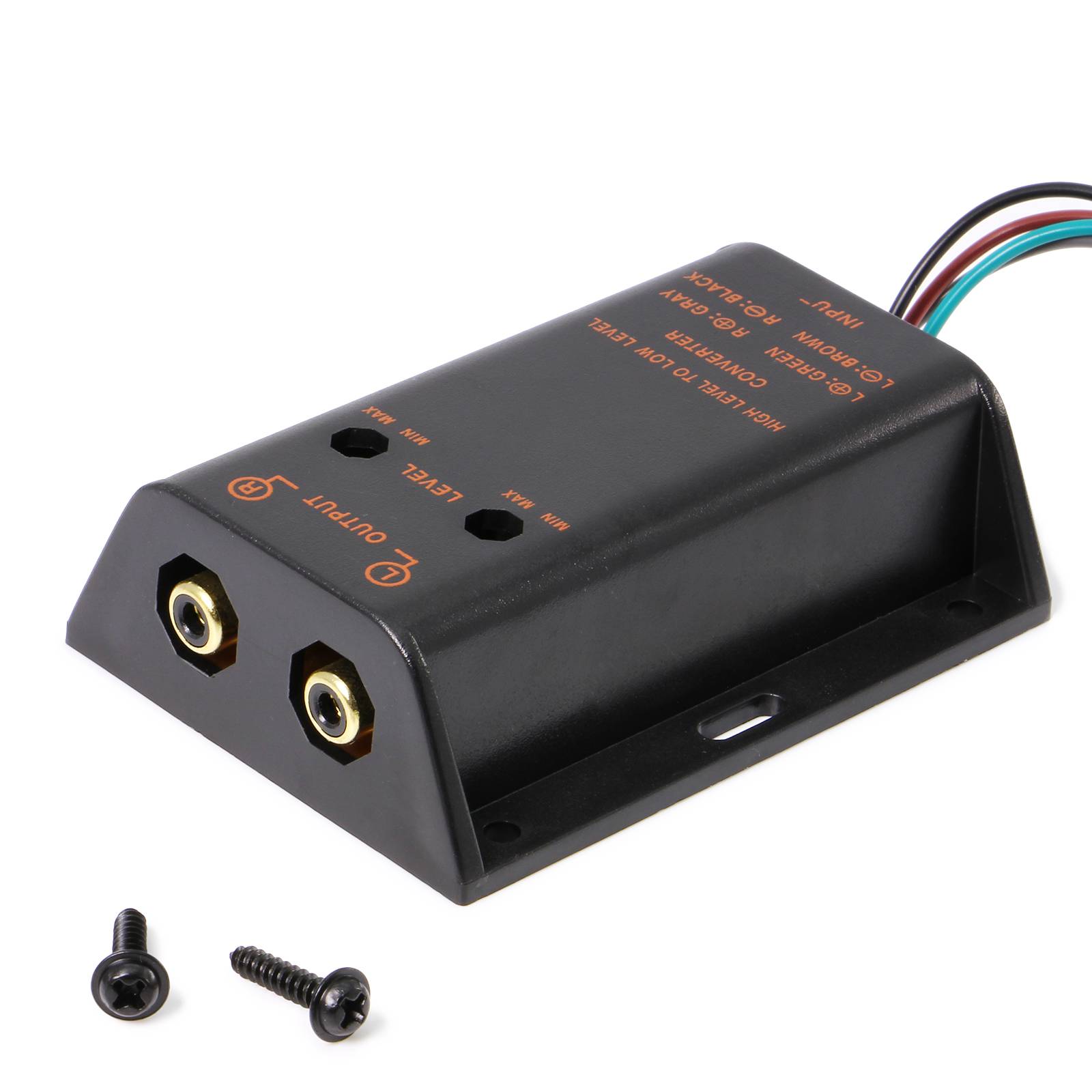 Adapter Universe Verstärker 2 Kanal Chinch Adapter Kabel auf Quadlock Ausgang High-Low für BMW VW