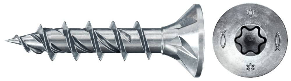 Ein metallischer Wanddübel mit spiralförmiger Gestaltung, der zum Befestigen von Schrauben in Gipskarton oder ähnlichen Materialien verwendet wird.