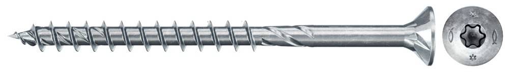 Ein Nahaufnahmebild eines Metallbohrers mit scharfen, spiralförmigen Kanten, die zum Bohren in harte Materialien entwickelt sind.