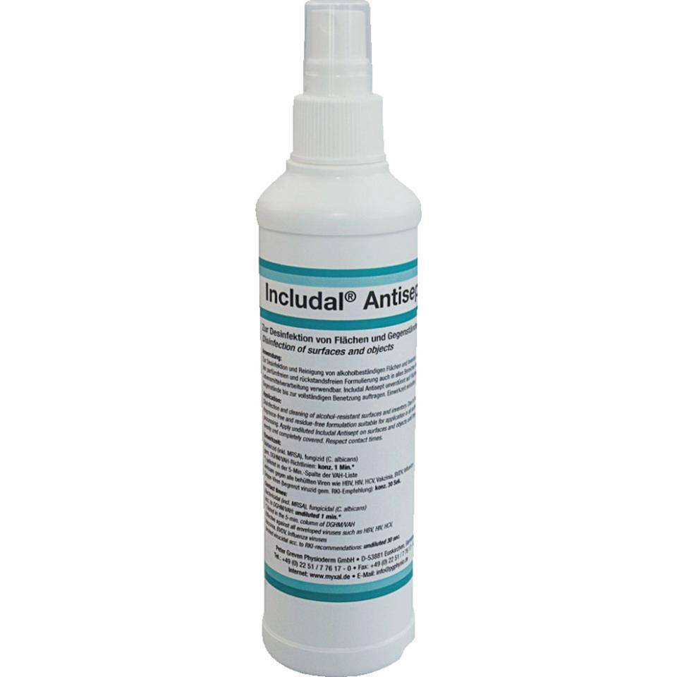 Physioderm Spray Includal® Antisept, zur Desinfektion, 250ml/Flasche