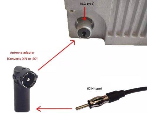 baytronic Antennenadapter, gewinkelt Antenne DIN - Radio ISO