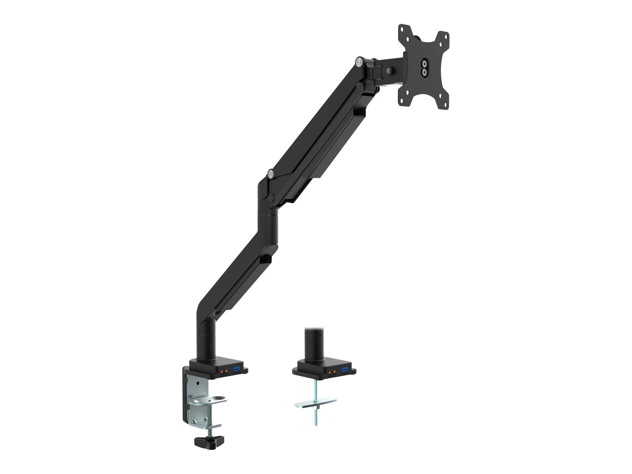 INLINE - Tischhalterung mit Lifter und USB/Audio bis max. 82cm 32"" 9kg