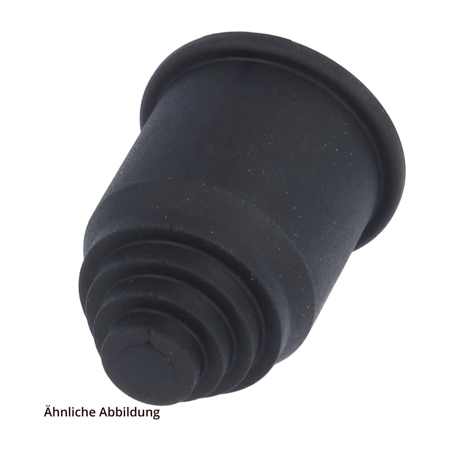 FLEXA AK Endtülle/Innentülle aufsteckbar geschlossen für Schlauch-Außendurchmesser 45,0mm Klemmbereich 10,0mm x 37,0mm