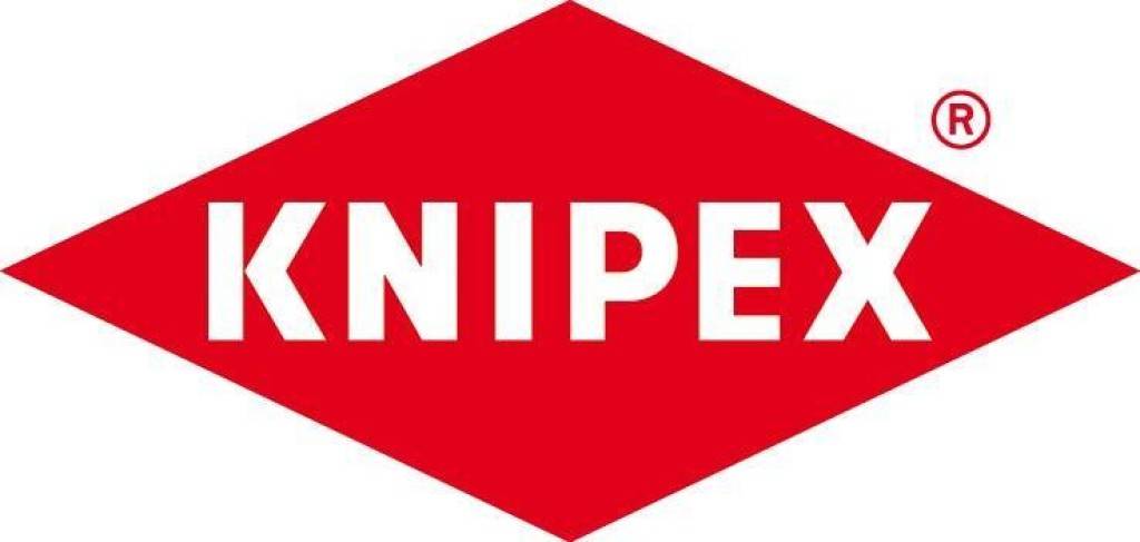 Rotes Diamant-Logo mit dem Wort „KNIPEX