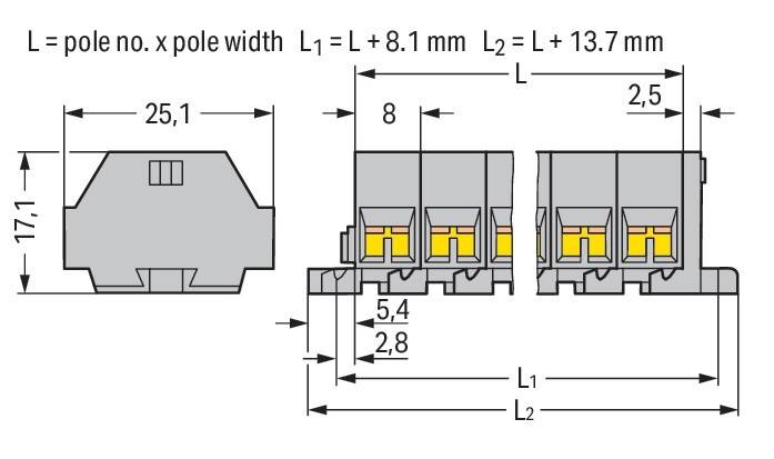 WAGO GmbH & Co. KG 4-Leiter-Klemme 260-202