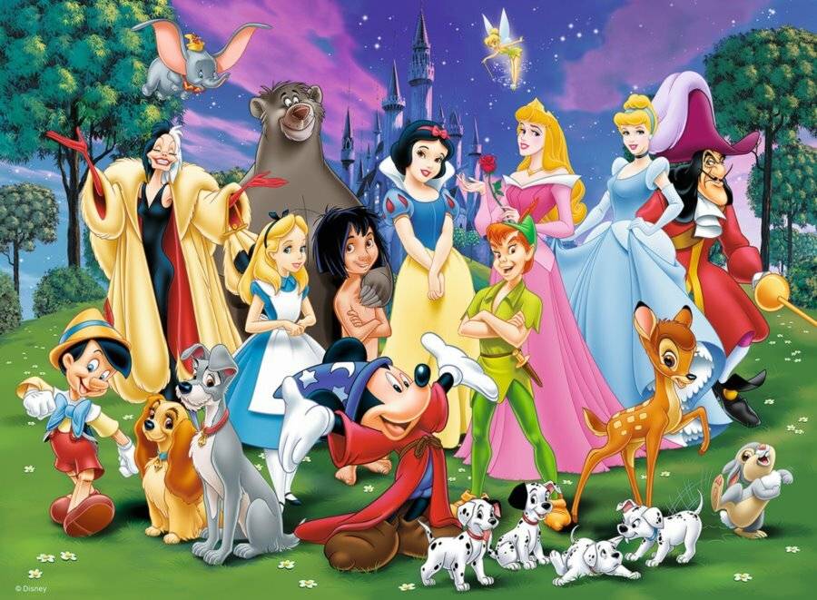 Kinderpuzzle Disney Lieblinge (200 Teile)