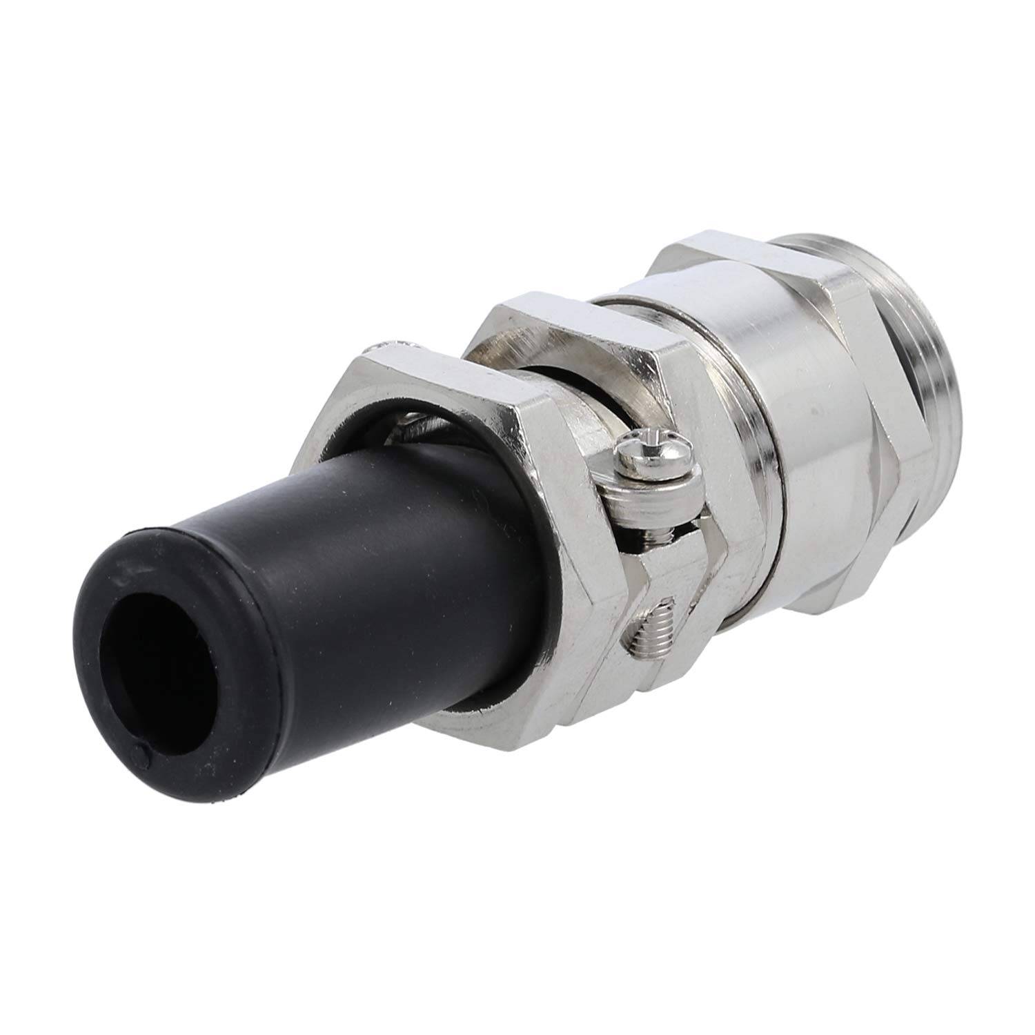 LAPP Verschraubung mit Biegeschutz PG16x1,41 ZBK-16/1 Sechskant-Zwischenstutzen Messing (CuZn) vernickelt Gewindelänge