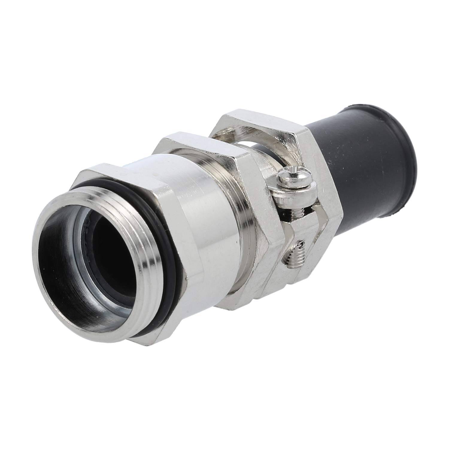 LAPP Verschraubung mit Biegeschutz PG16x1,41 ZBK-16/1 Sechskant-Zwischenstutzen Messing (CuZn) vernickelt Gewindelänge