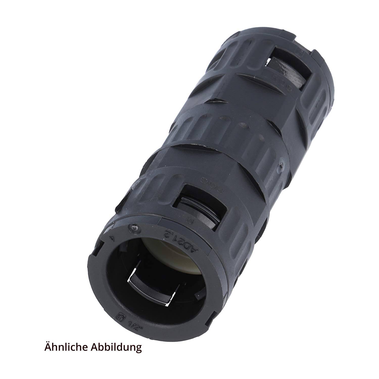 FLEXA FK Schnellverschraubung Kunststoff-Kupplung gerade für Schlauch-Außendurchmesser 21,2mm hochdichtend