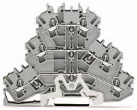 WAGO 2002-3227Triple-deck terminal block; Ground conductor/through/through