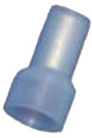 Ein Nahaufnahmebild eines blauen Inhalers, der üblicherweise zur Verabreichung von Asthmamedikamenten verwendet wird, das den Mundstück und einen Teil des Hauptkörpers zeigt.