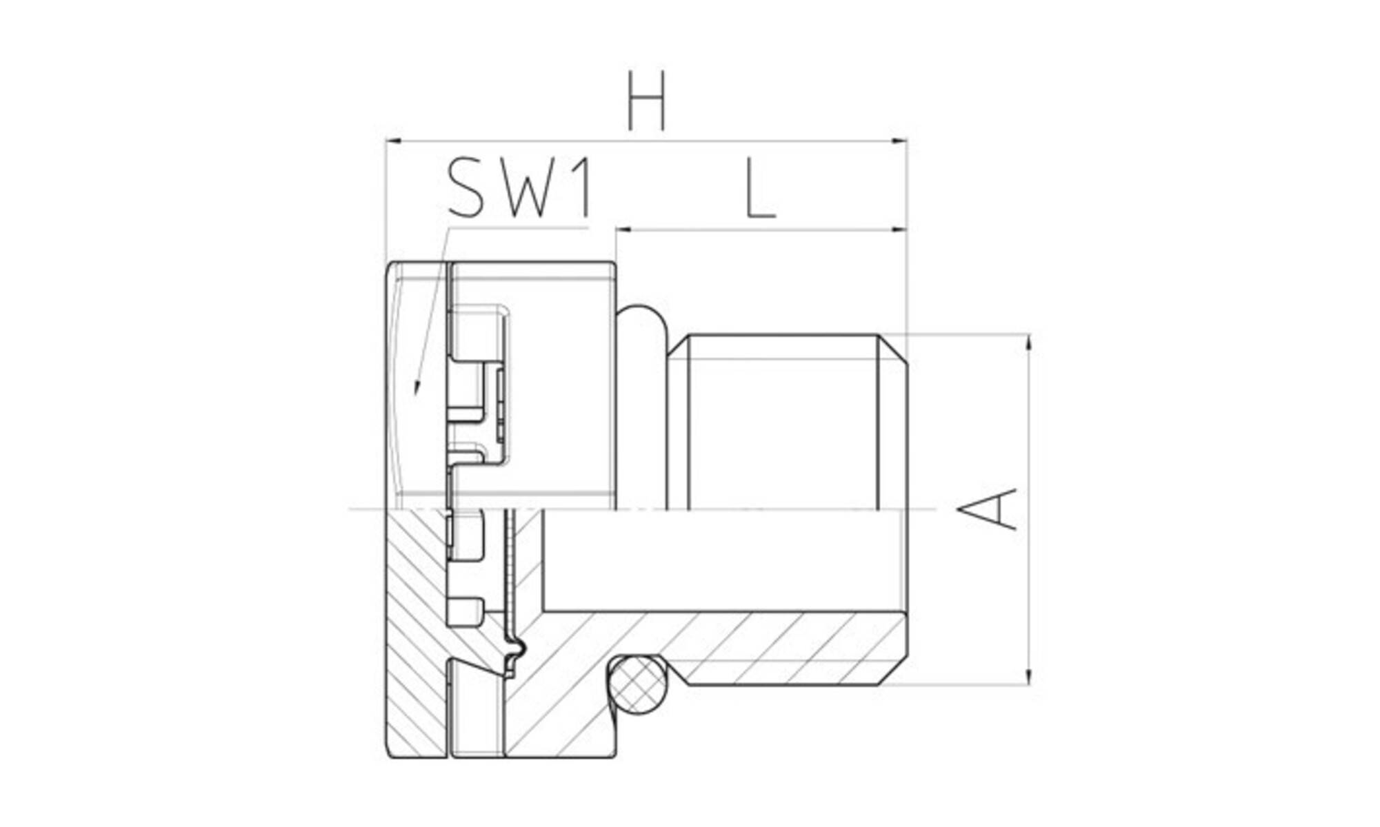 Jacob Druckausgleichselement JDAE12 PA/sw