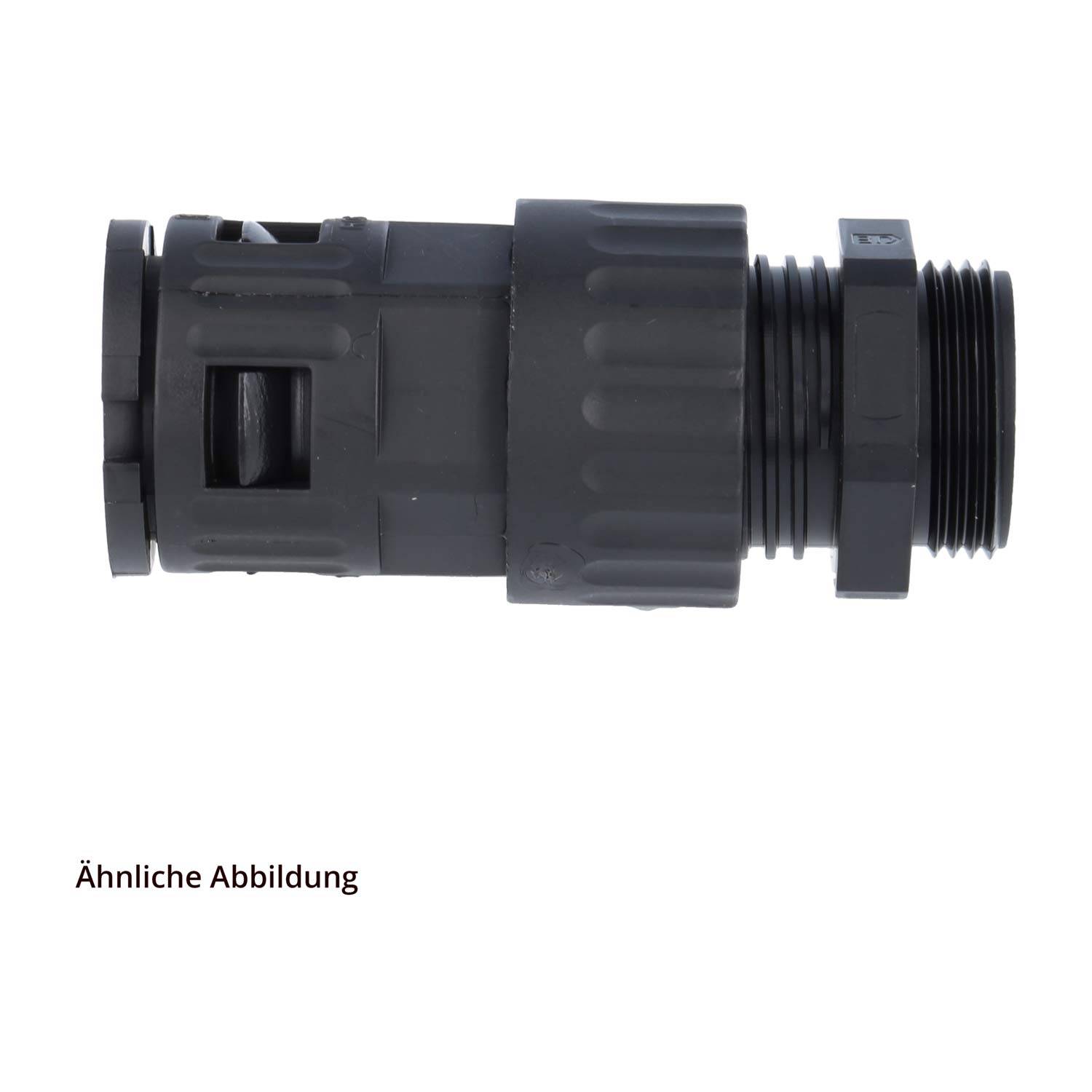 FLEXA FVGZ M16/13 Schnellverschraubung gerade Gewinde M16x1,5 für Schlauch-Außendurchmesser 13,0mm konisch dichtend mit