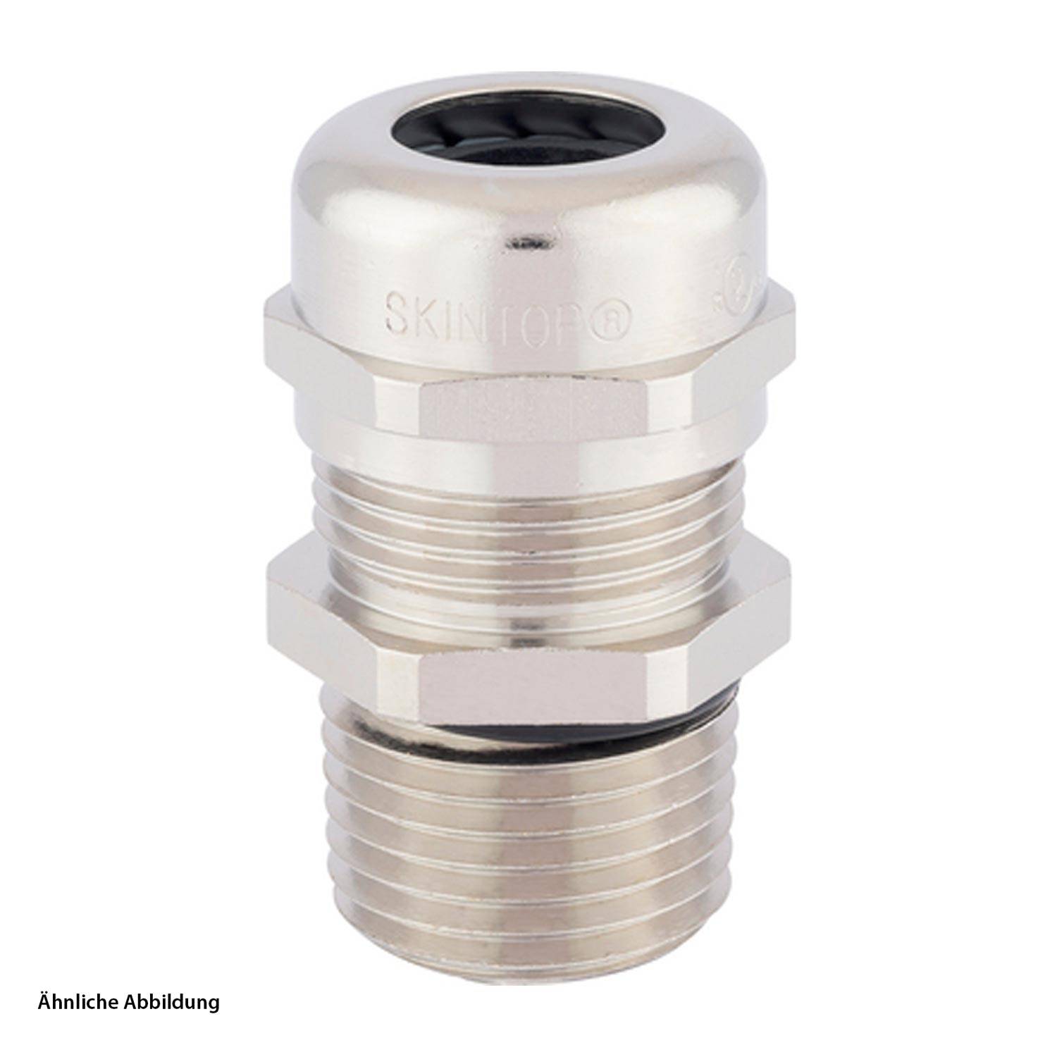 LAPP Verschraubung 3/4 Zollx1,814 Messing (CuZn) vernickelt Gewindelänge 15,0mm - 1 Stück