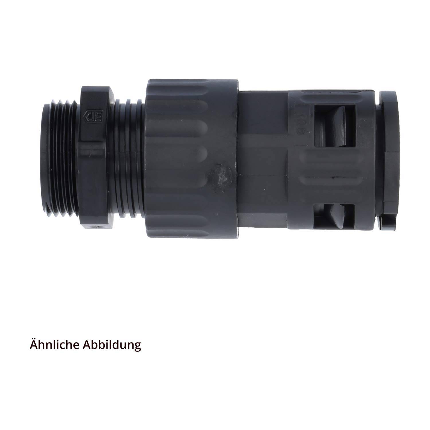 15109028232 FLEXA FVGZ M32/28 Schnellverschraubung gerade Gewinde M32x1,5 für Schlauch-Außendurchmesser 28,5mm konisch