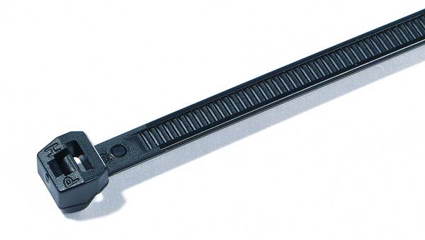 HellermannTyton Hellermann Tyton T50MOS - Polyamid - Schwarz - 6,6 cm - 225 N - V2 - DIN EN 45545-2 (08/2013)