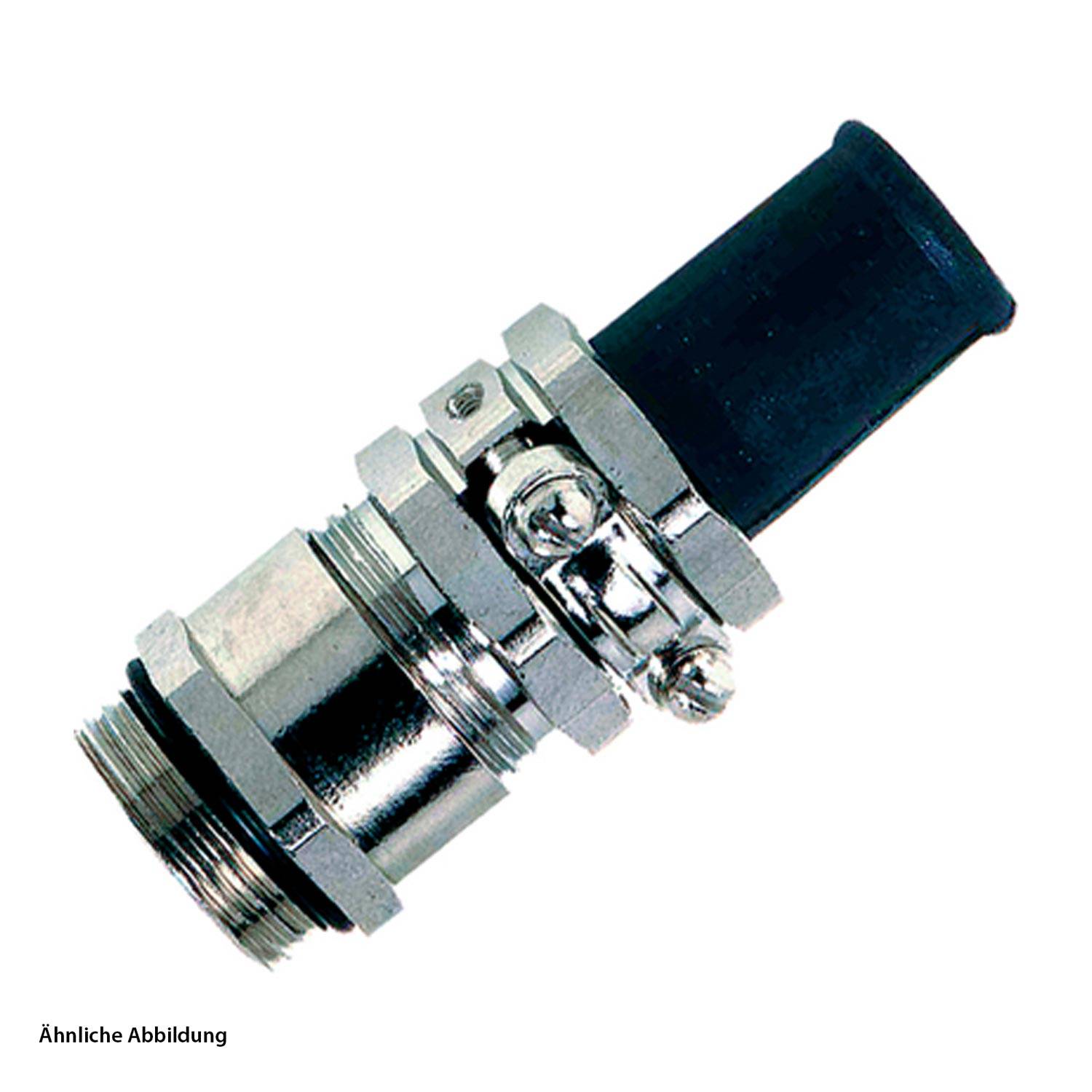 LAPP Verschraubung mit Biegeschutz EMV M25x1,5 Messing (CuZn) vernickelt Gewindelänge 7,0mm - 1 Stück