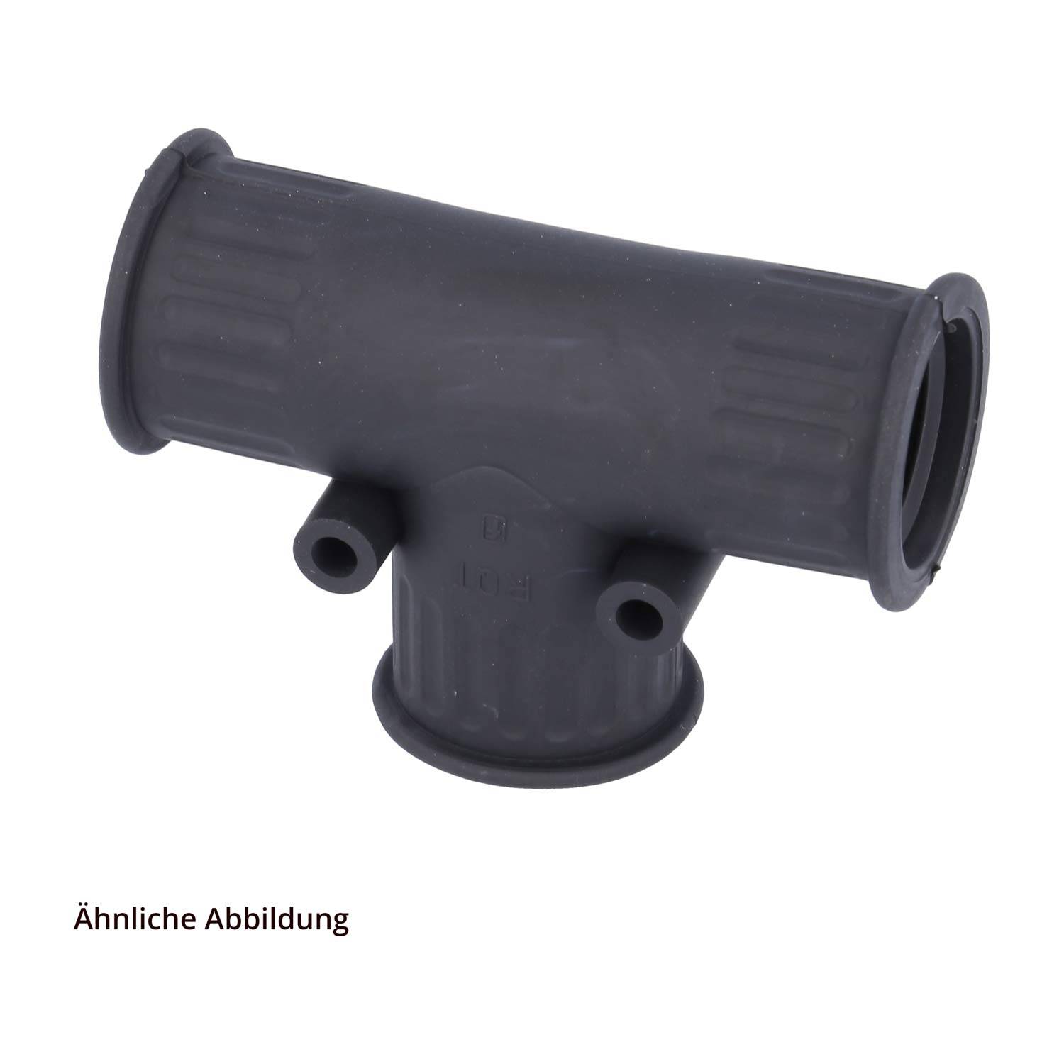 15020067209 FLEXA RQT Schnellverschraubung T-Verteiler TPE für Schlauch-Außendurchmesser 1x28,5mm + 2x21,2mm