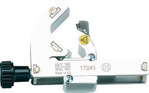 Ein Nahaufnahmebild des Metallmechanismus eines Hefters, der präzise Teile mit Zahlen präsentiert. Die Modellnummer '17241' ist sichtbar.