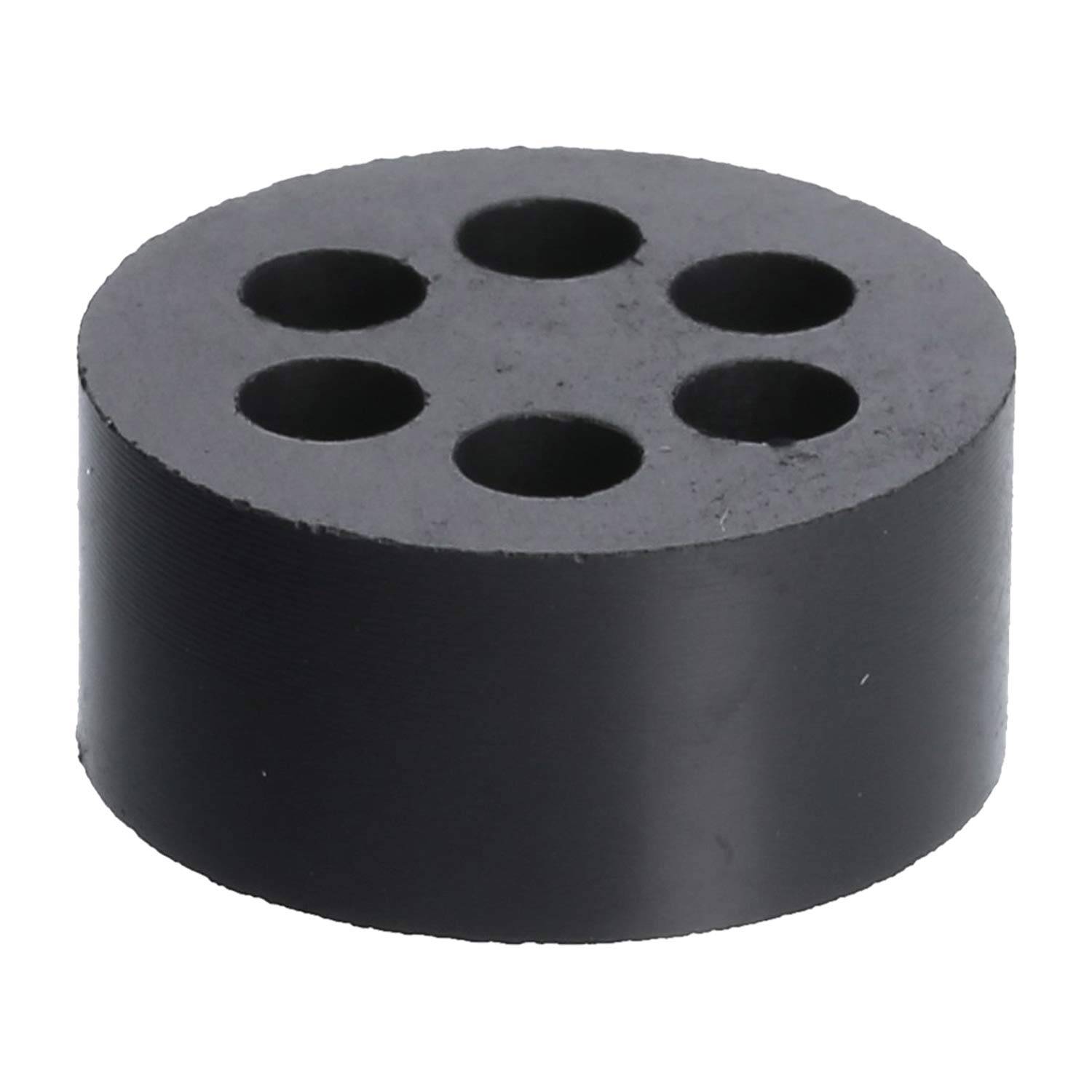 LAPP Mehrfachdichteinsatz für Verschraubung M25 DIX-M25640 Nitril-Butadien-Kautschuk (NBR) Farbe schwarz - 1 Stück