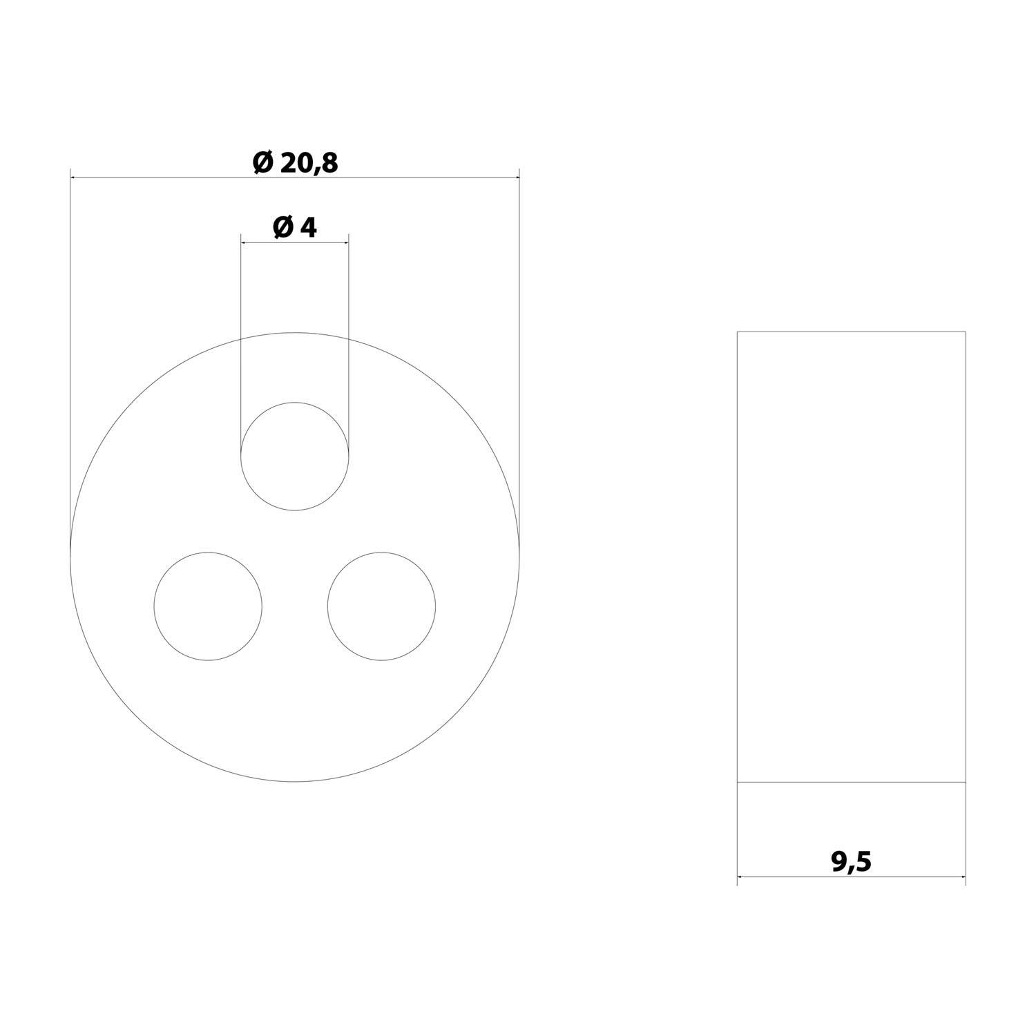 LAPP Mehrfachdichteinsatz für Verschraubung M25 DIX-M25640 Nitril-Butadien-Kautschuk (NBR) Farbe schwarz - 1 Stück