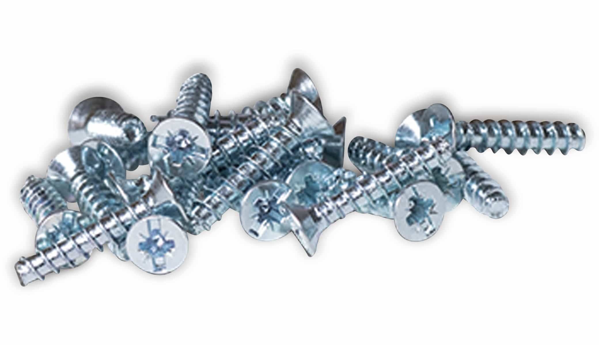 F-TRONIC Geräteschrauben, 3,2x40 mm, 100 Stück