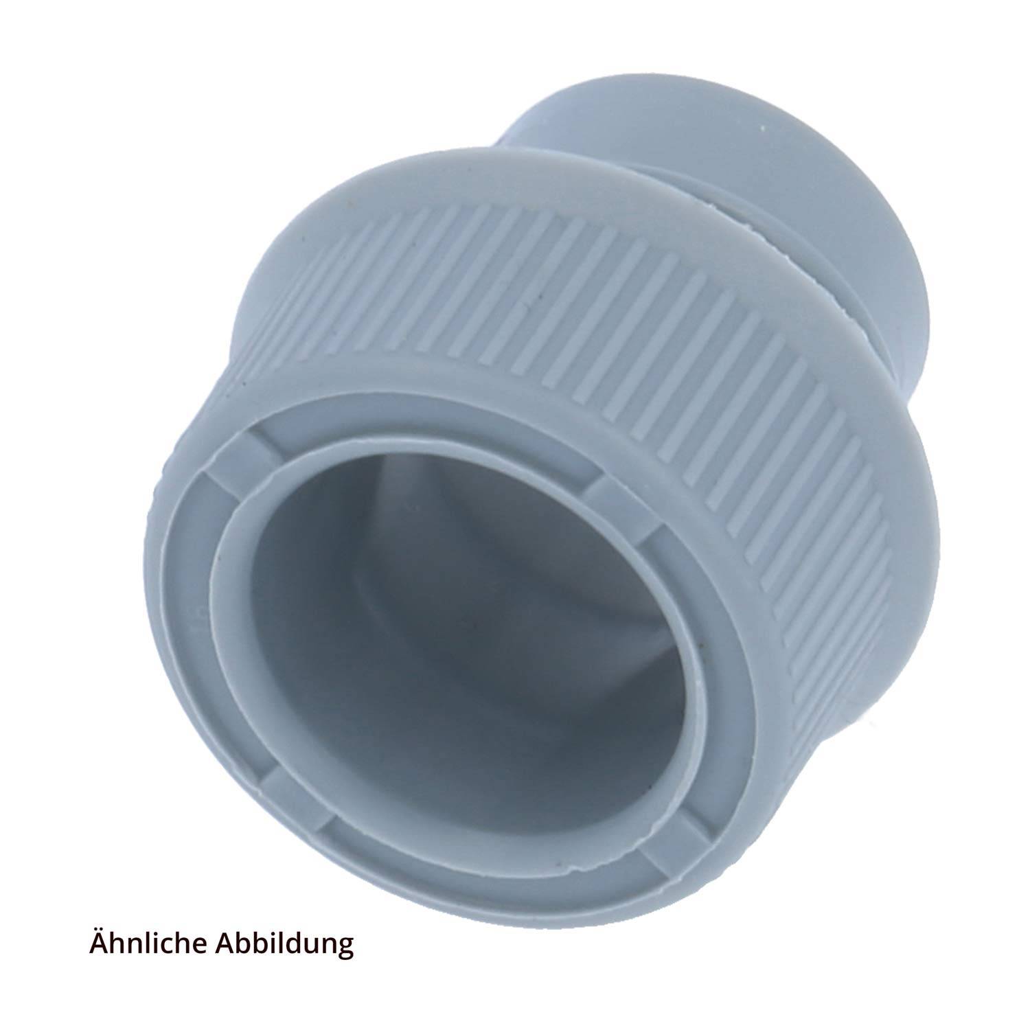 15020030016 FLEXA FET 21KU Endtülle/Innentülle einschraubbar offen für Schlauch-Außendurchmesser 21,0mm für