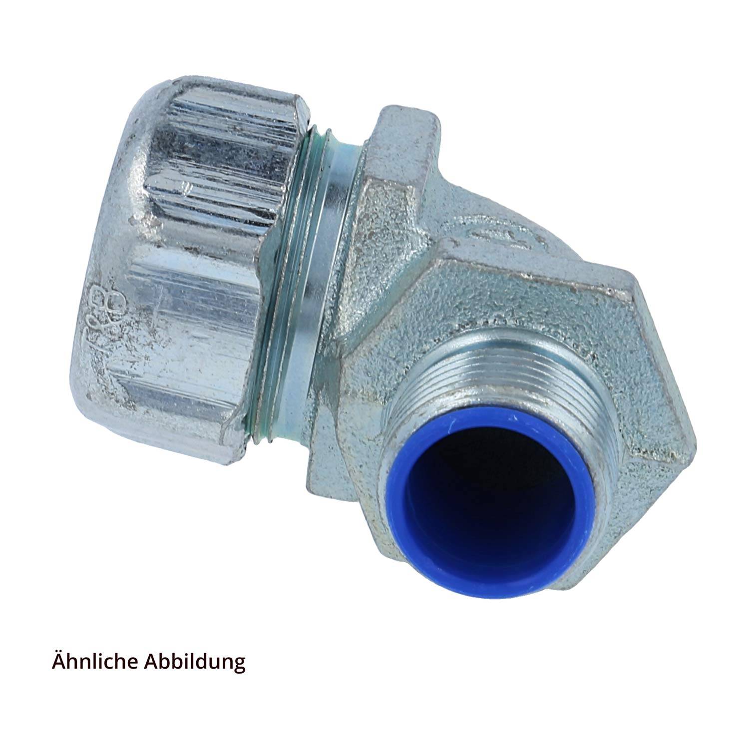 FLEXA FMVW90 Metallverschraubung 90 Grad Winkel Gewinde M16x1,5 für Schlauch-Außendurchmesser 18,0mm - 3/8 Zoll für