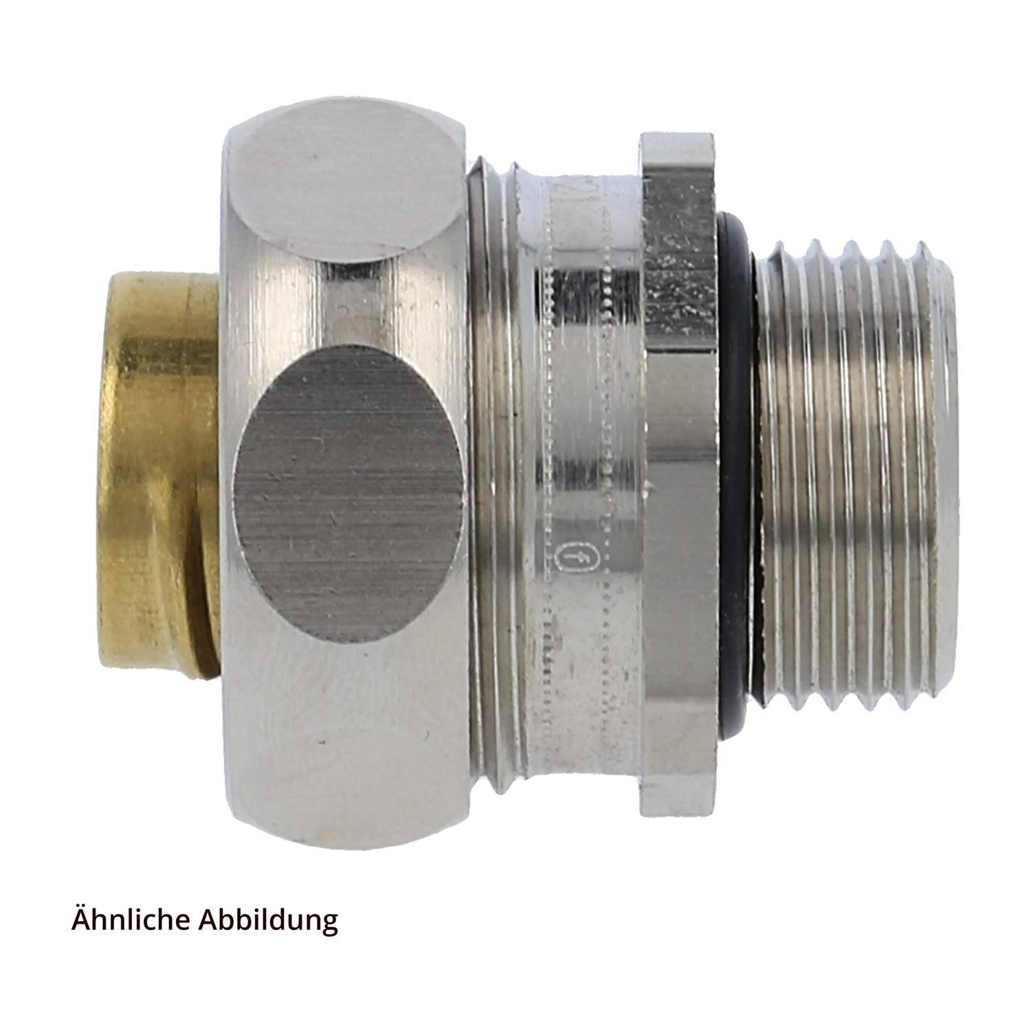 15011135048 FLEXA US-P Metallverschraubung gerade Gewinde PG48x1,588 für Schlauch-Außendurchmesser 56,0mm für