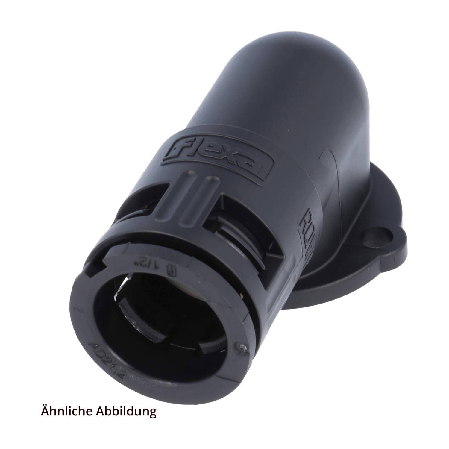 FLEXA FFL 54 Flanschanschluss inkl. Flanschdichtung für Schlauch-Außendurchmesser 54,5mm hochdichtend Flansch 90 Grad