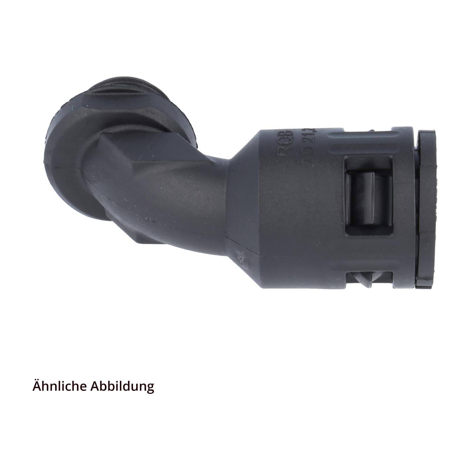 15104042240 FLEXA FVB90 Schnellverschraubung 90 Grad Bogen Gewinde M40x1,5 für Schlauch-Außendurchmesser 42,5mm konisch