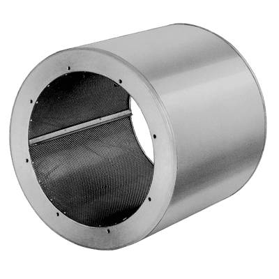 Helios RSD 400/800 - Rohrschalldämpfer für Flanschanschluß - 08750