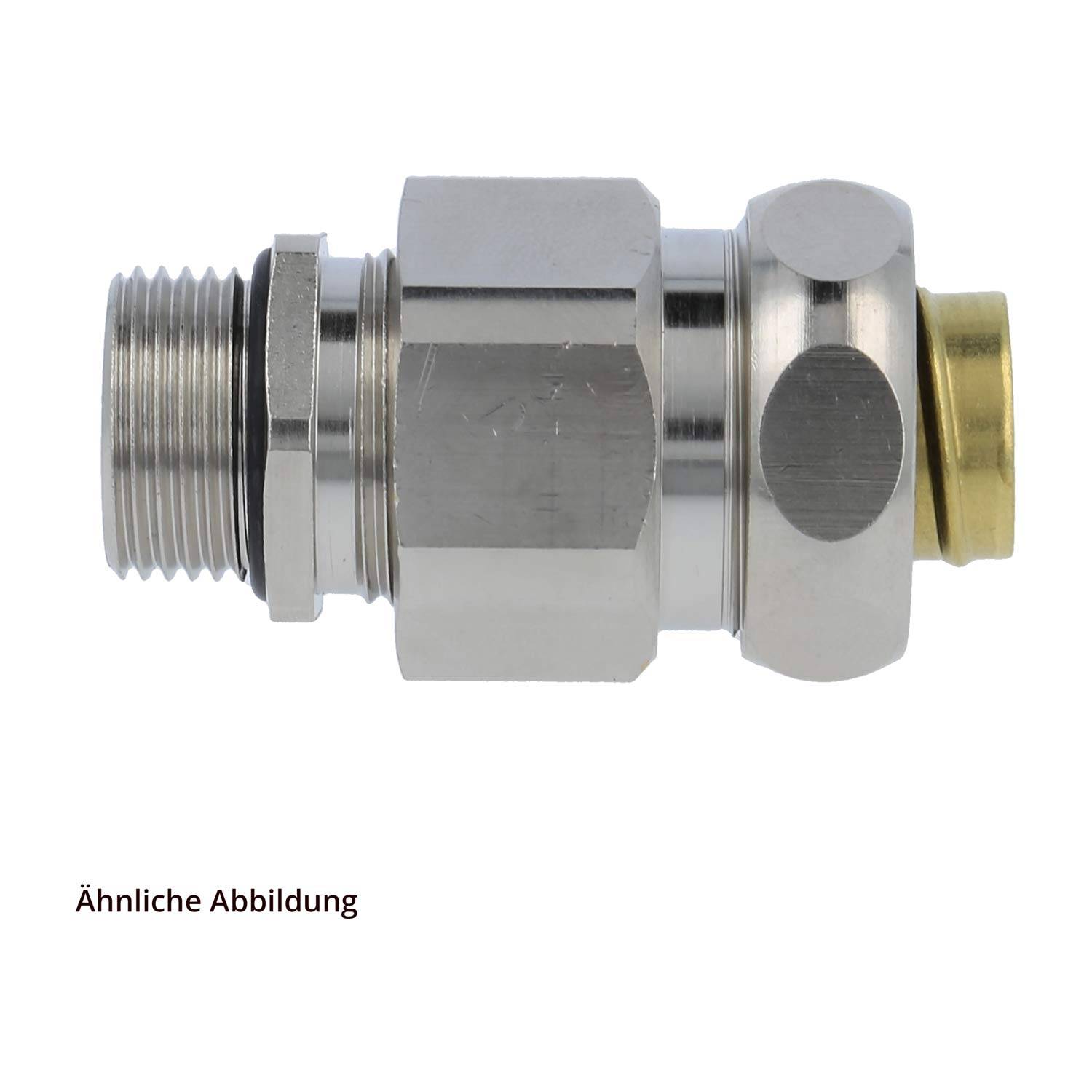 15016328150 FLEXA USZ-M Metallverschraubung gerade Gewinde M50x1,5 für Schlauch-Außendurchmesser 45,0mm für