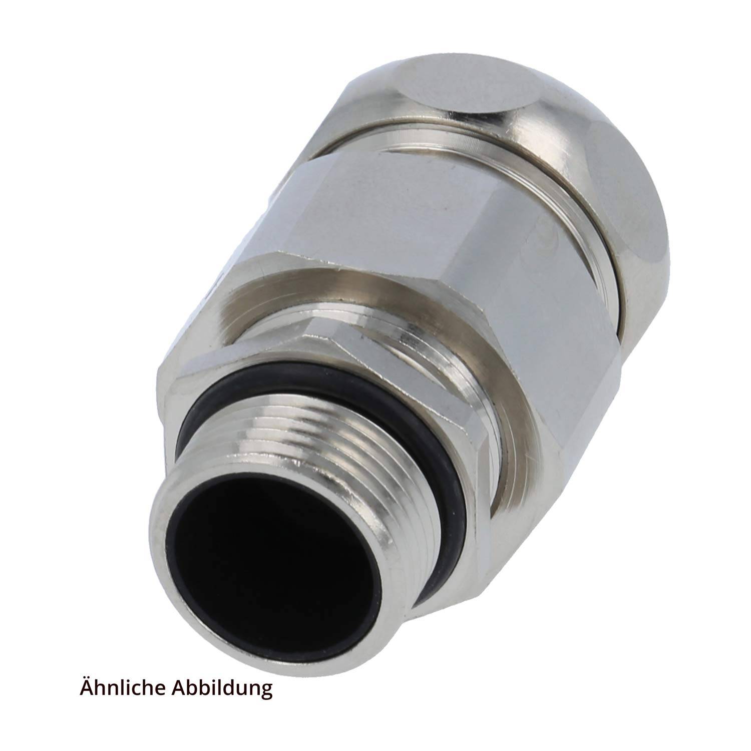 15016328140 FLEXA USZ-M Metallverschraubung gerade Gewinde M40x1,5 für Schlauch-Außendurchmesser 36,0mm für