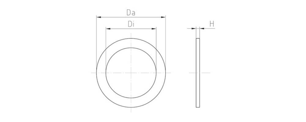 Jacob Anschlussgewinde-Dichtring 3M20-CD/1.5