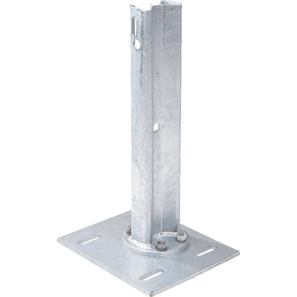 Sigma-Stahlpfosten, für Stahlschutzplanke Typ B, zum Aufdübeln, Höhe 515mm