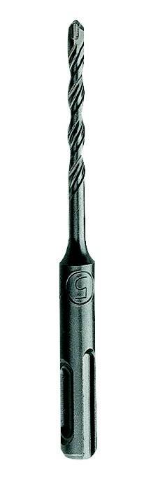 Ein Nahaufnahmebild eines Metallbohrers mit einem Spiralrillen-Muster, entwickelt zur Verwendung mit Bohrmaschinen zum Bohren von Löchern in verschiedenen Materialien.